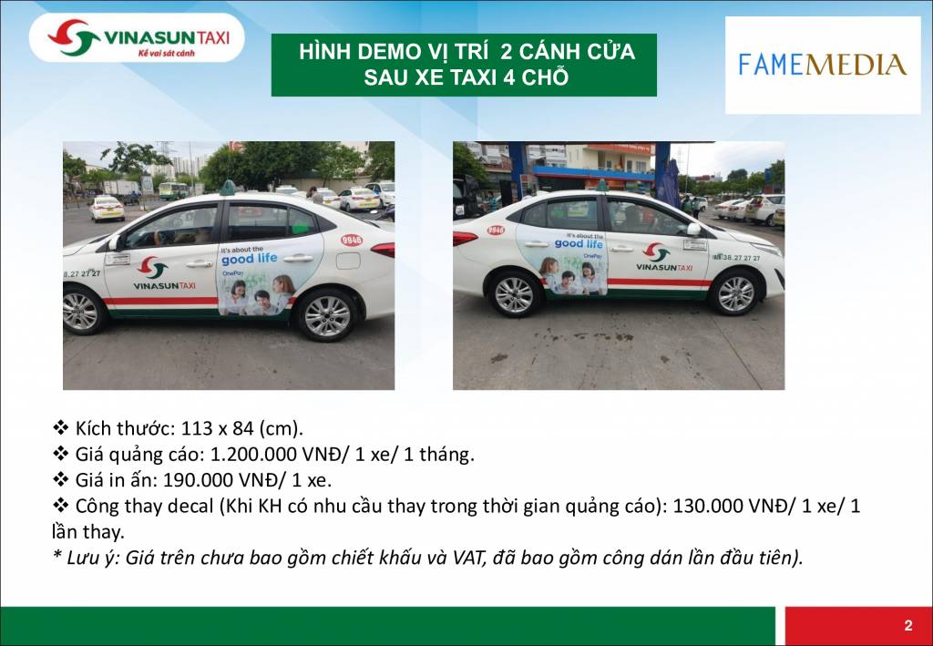 HÌNH DEMO VỊ TRÍ 2 CÁNH CỬA SAU XE TAXI 4 CHỖ