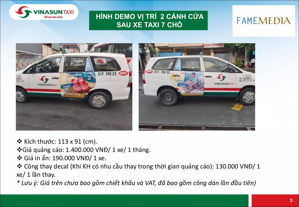HÌNH DEMO VỊ TRÍ 2 CÁNH CỬA SAU XE TAXI 7 CHỖ