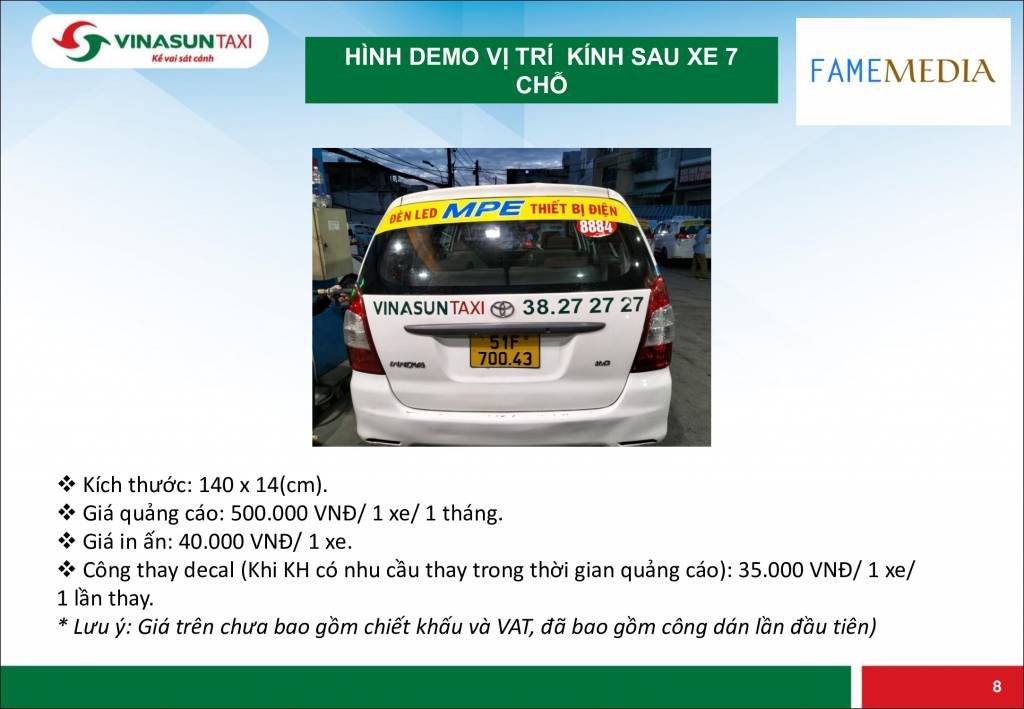 HÌNH DEMO VỊ TRÍ KÍNH SAU XE 7 CHỖ