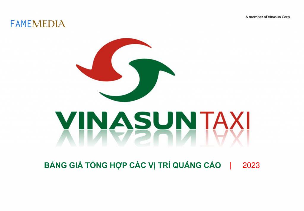 Quảng cáo taxi Vinasun