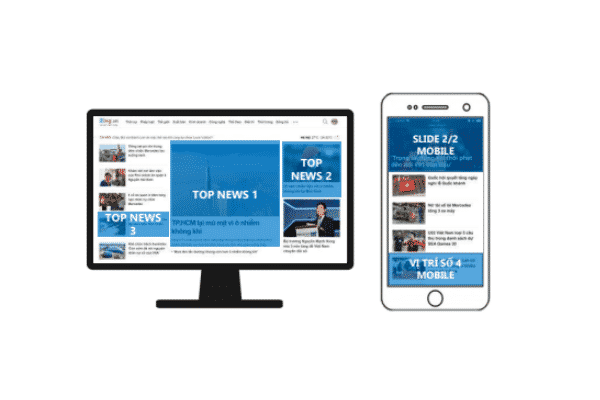 Chi phí quảng cáo trên Zing vị trí Home Page Top News