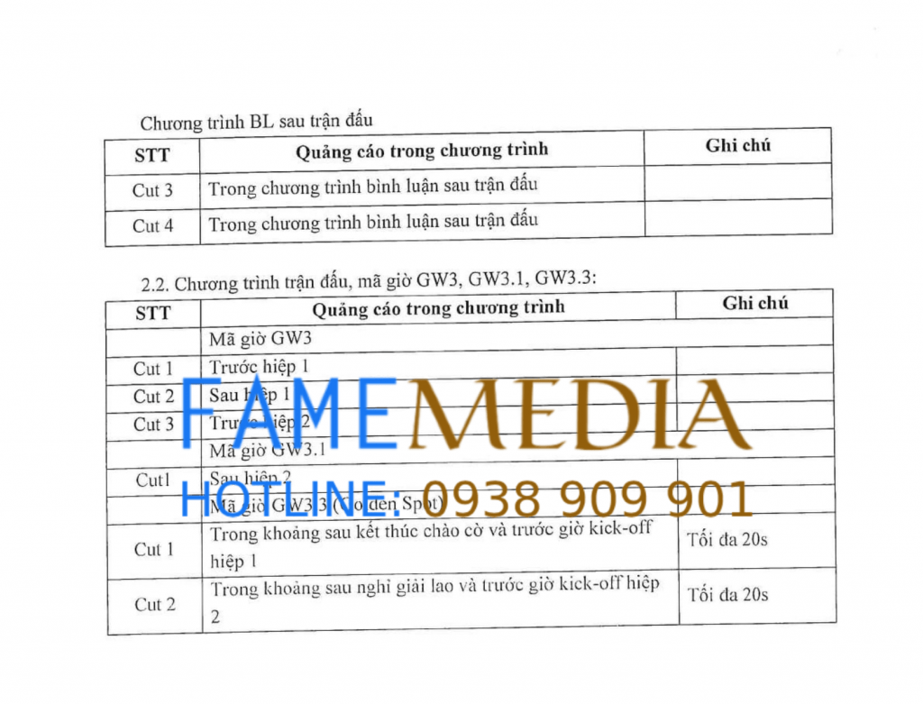 Quảng cáo world cup 2022