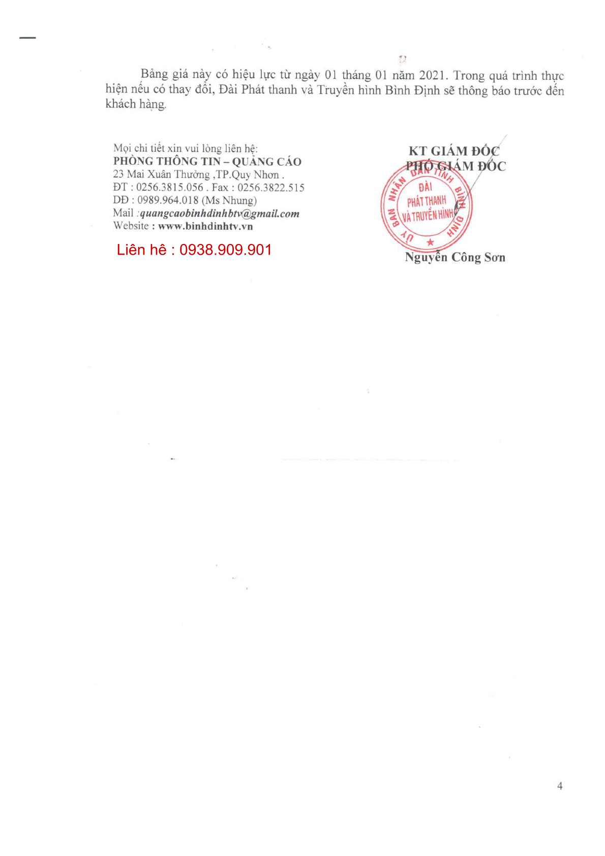 truyền hình Bình Định