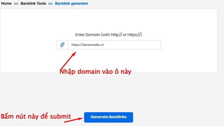 45.000 backlink redirect từ Backlink Generator - Công ty TNHH Fame Media