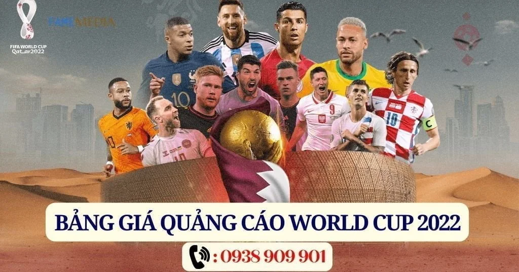 Giá quảng cáo VTV World Cup 2022