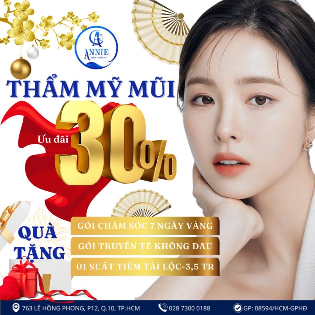 Ưu đãi thẩm mỹ mũi