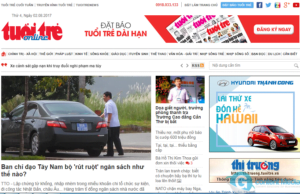 Bảng giá quảng cáo pr online báo tuổi trẻ online