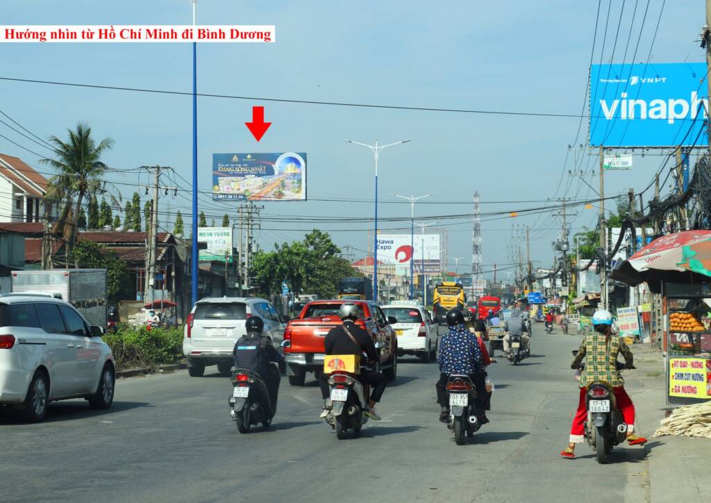 TRỤC ĐƯỜNG QUỐC LỘ 13 (GẦN CỔNG CHÀO BÌNH DƯƠNG)