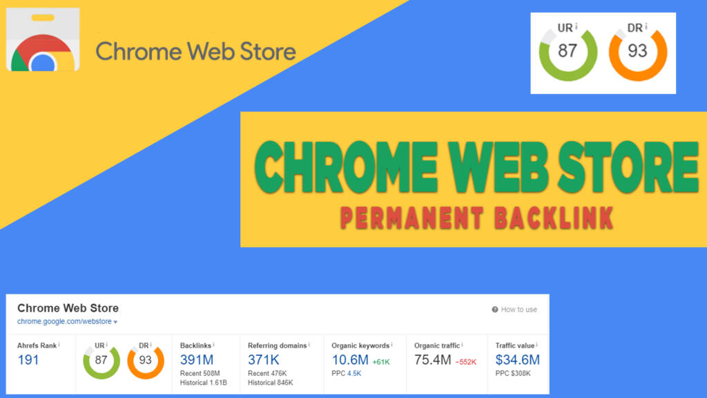 backlink Google Chrome