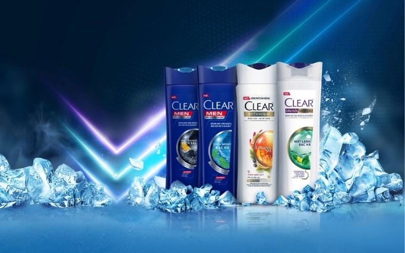 Thương hiệu dầu gội đầu Clear của Unilever
