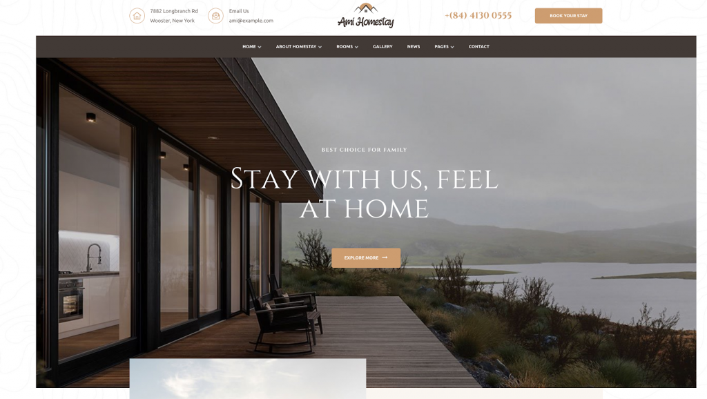 Thiết Kế Website Homestay