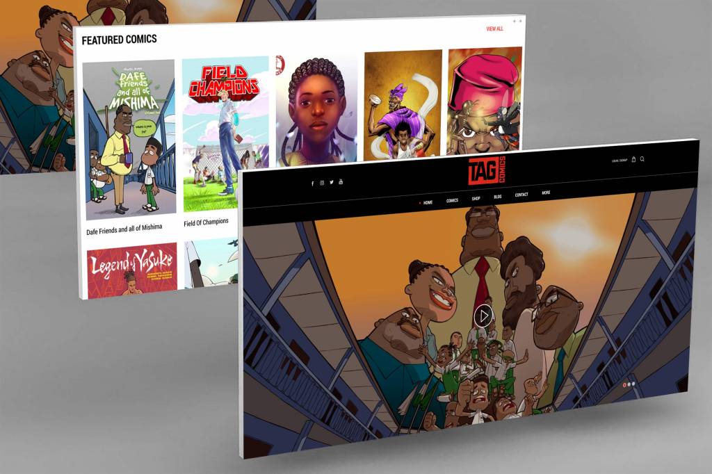 Dịch vụ thiết kế website truyện tranh sáng tạo