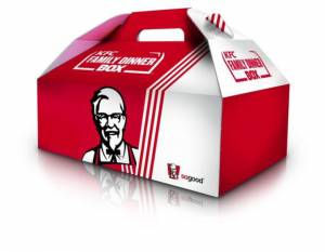 In hộp giấy KFC