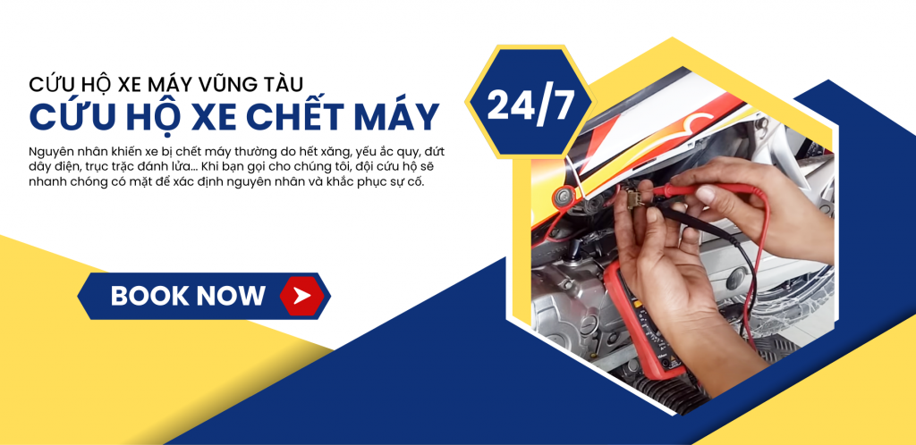 Cứu hộ xe chết máy BÀ RỊA VŨNG TÀU