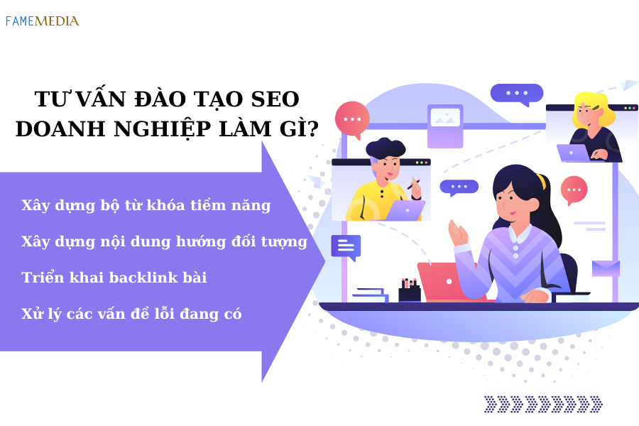 Dịch vụ tư vấn đào tạo SEO doanh nghiệp làm gì?
