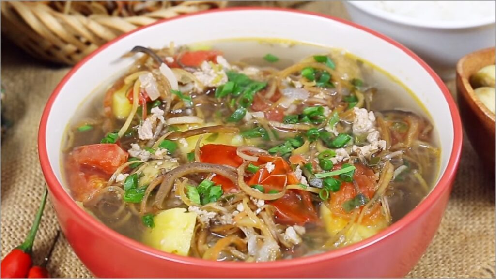 Canh Bắp Chuối Rừng