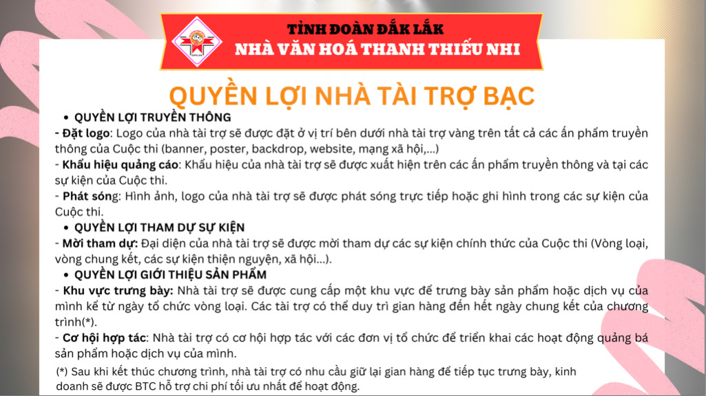 Tài trợ bạc