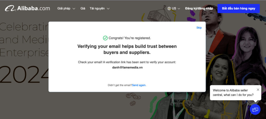 Xác thực tài khoản