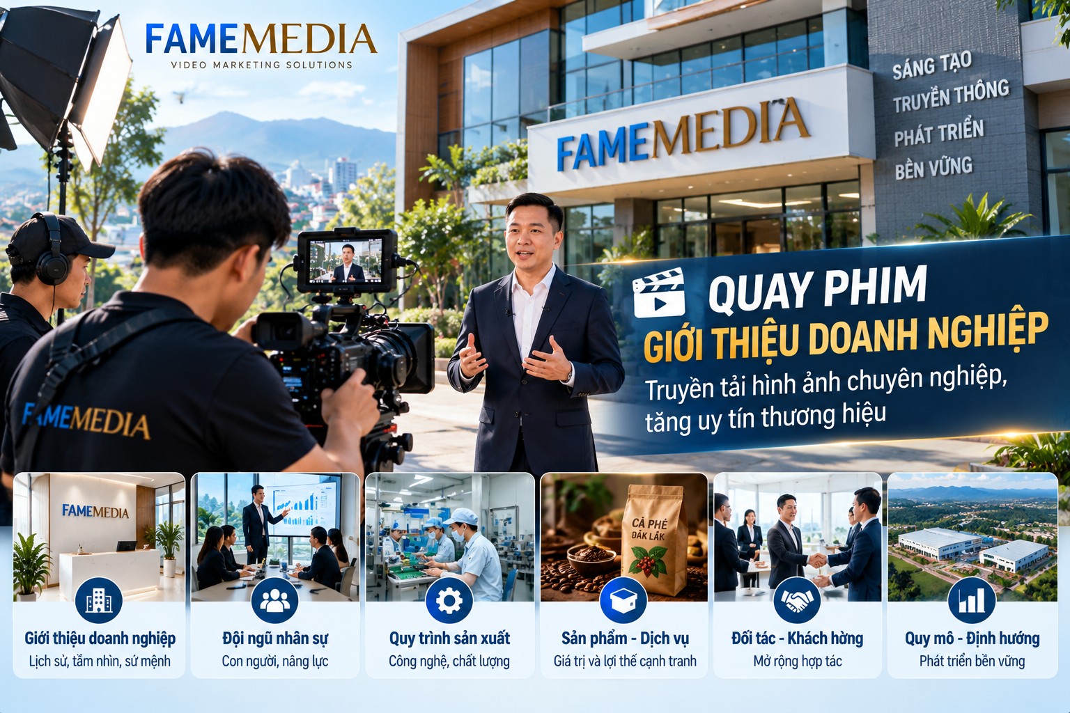 Quay phim giới thiệu doanh nghiệp 