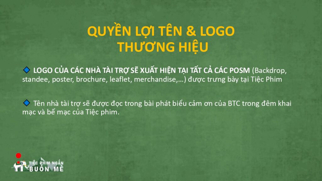 Quyền lợi tên và logo thương hiệu