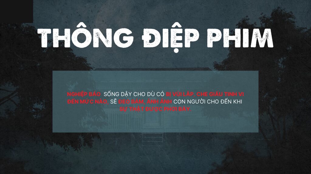 Thông điệp phim kinh dị Nhà Mồ