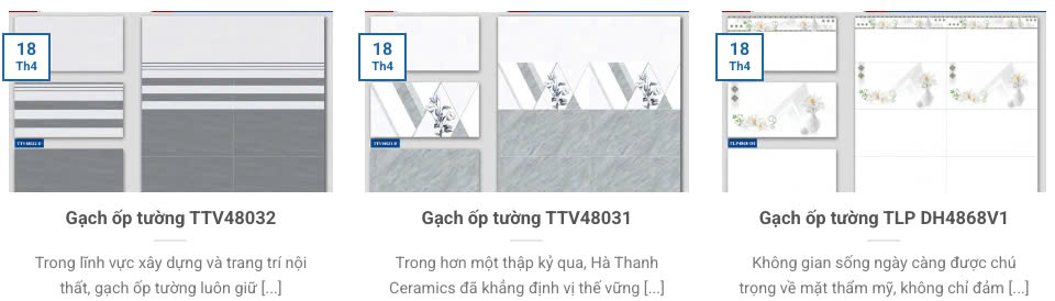 Mẫu gạch ốp tường Hà Thanh 30x60cm, 40x80cm-3