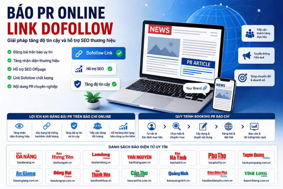 Báo PR online link Dofollow