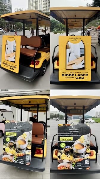 Quảng cáo xe điện nội khu Vinhomes Smart City