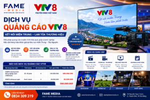 Dịch vụ booking quảng cáo vtv8