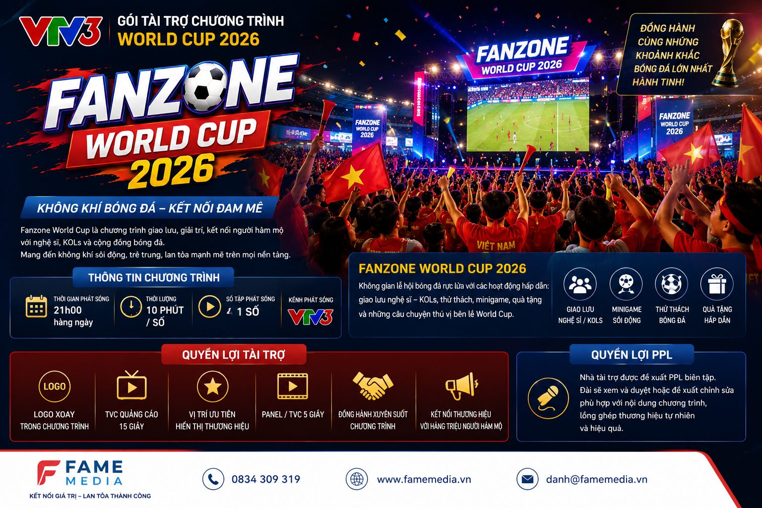 Đồng hành cùng World Cup với chương trình Fanzone World Cup