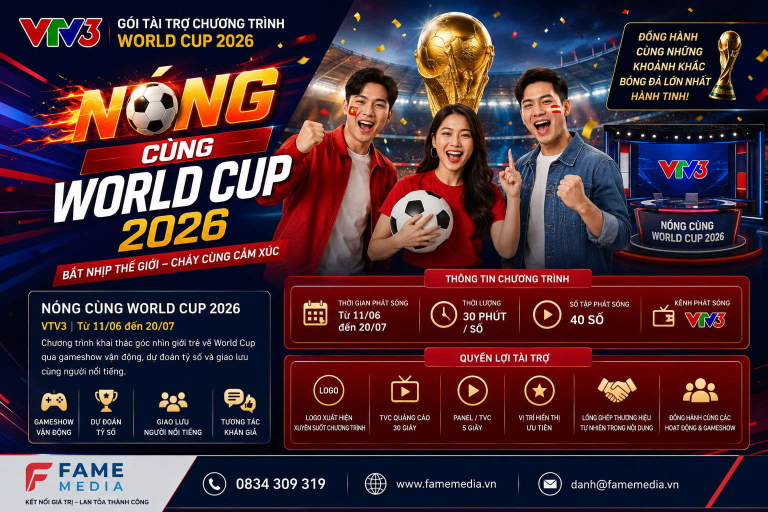 Đồng hành cùng World Cup với chương trình Nóng Cùng World Cup 2026