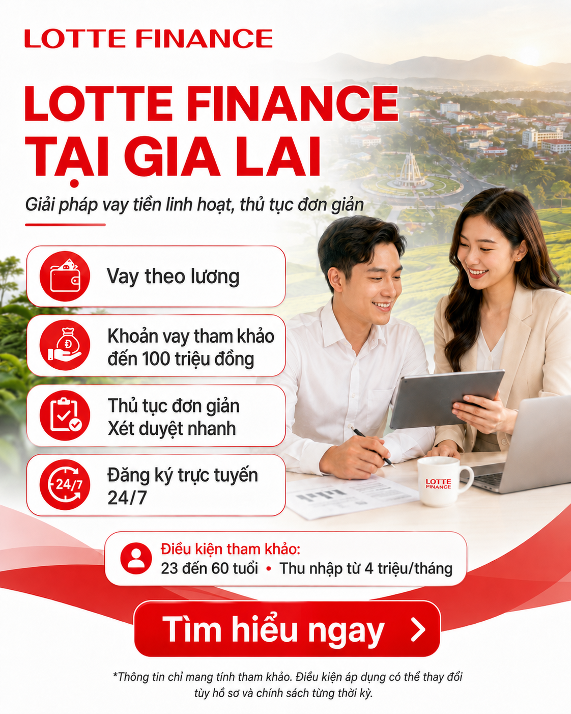 Vay tiền Lotte Finance tại Gia Lai