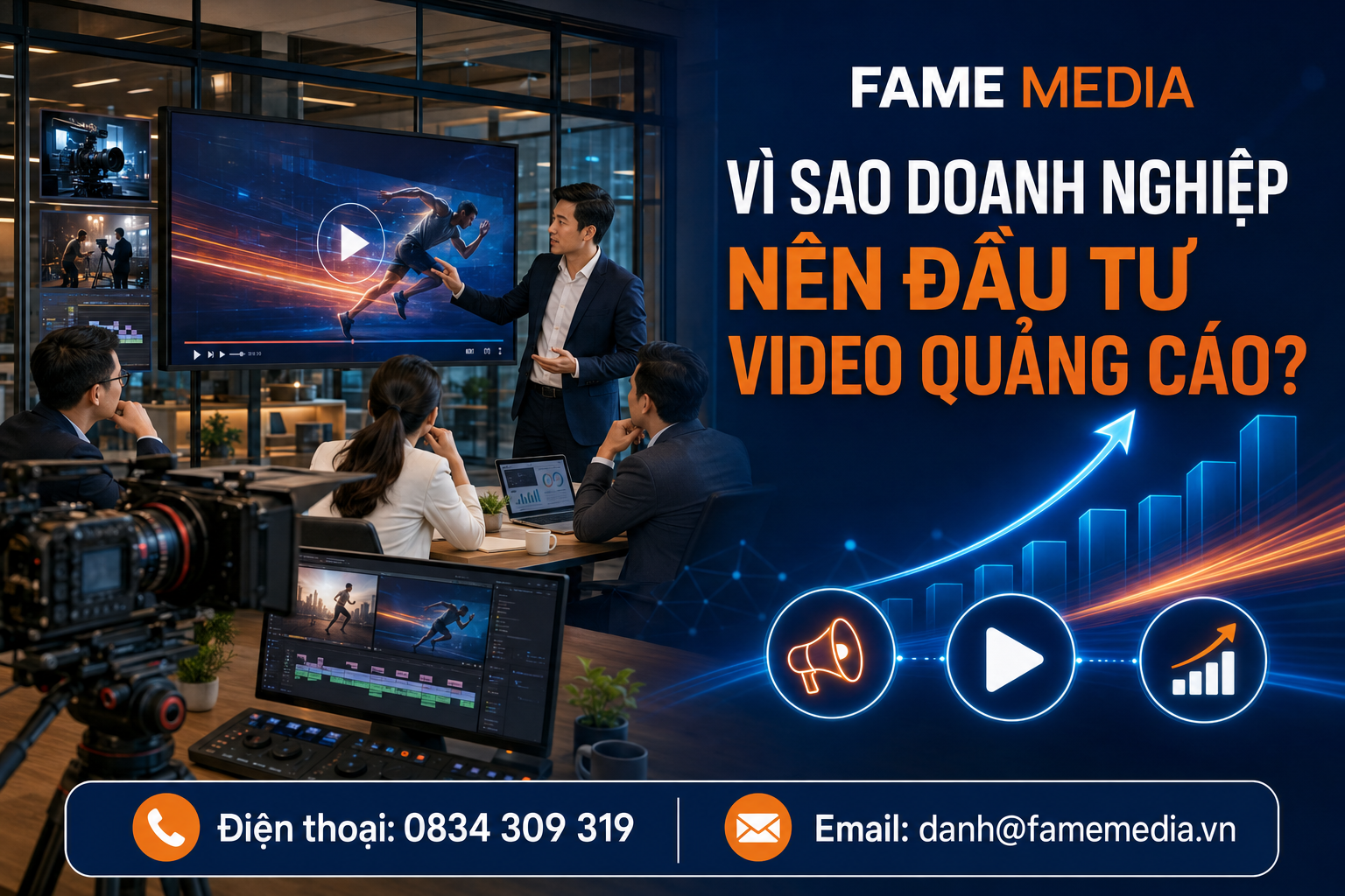 Vì sao doanh nghiệp nên đầu tư video quảng cáo?