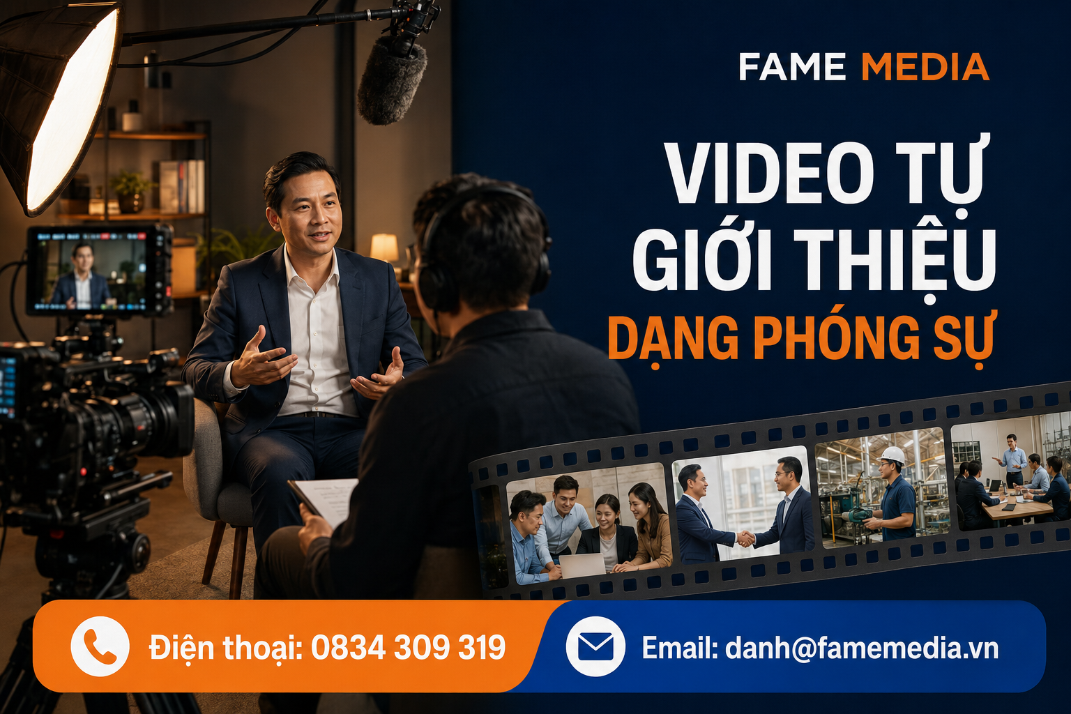 Video tự giới thiệu dạng phóng sự