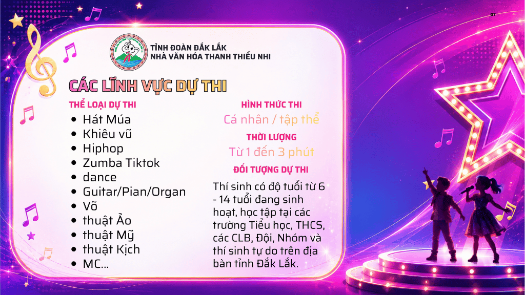 Cuộc thi Tìm kiếm tài năng nhí Đắk Lắk 2026 là chương trình gì-1