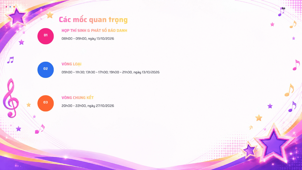Thời gian tổ chức cuộc thi Tìm kiếm tài năng nhí Đắk Lắk 2026