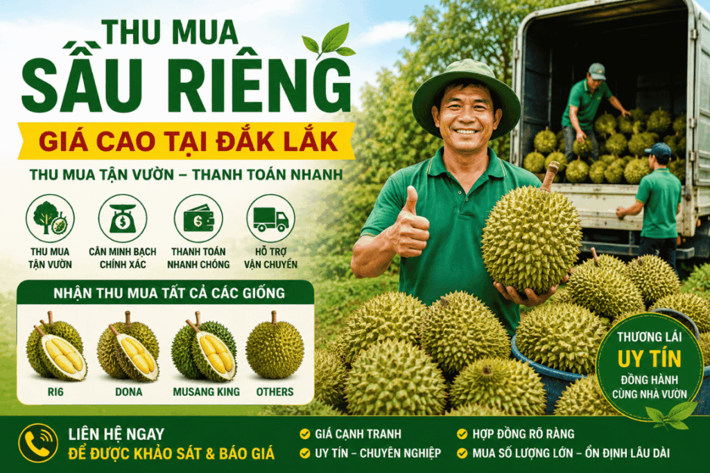 Thu mua sầu riêng