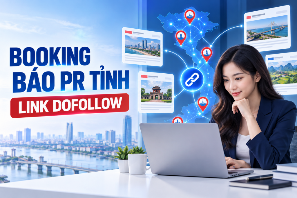 Booking báo pr tỉnh online