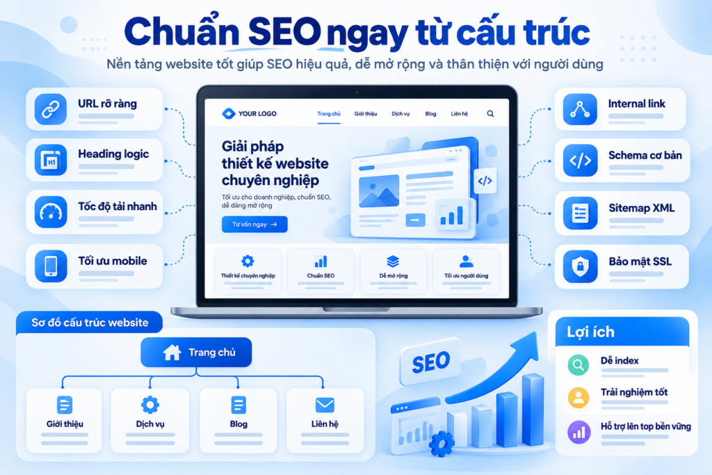 Chuẩn SEO ngay từ cấu trúc