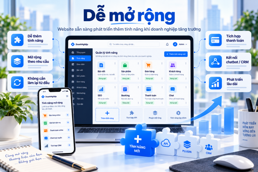 Dễ mở rộng
