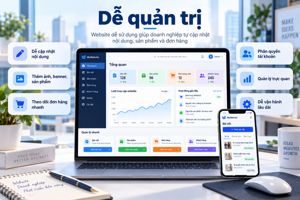 Dễ quản trị