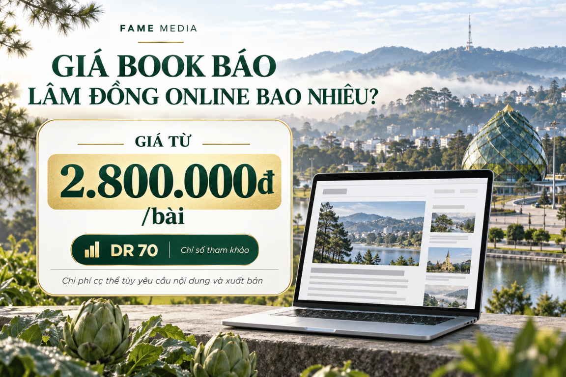 Giá book báo Lâm Đồng online bao nhiêu