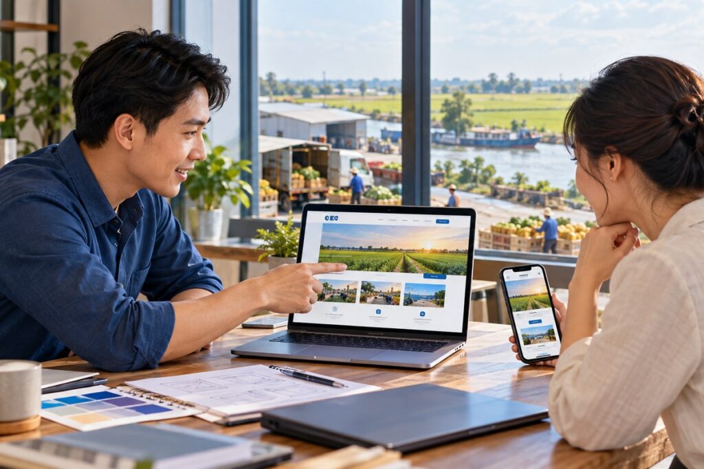 thiết kế website long an
