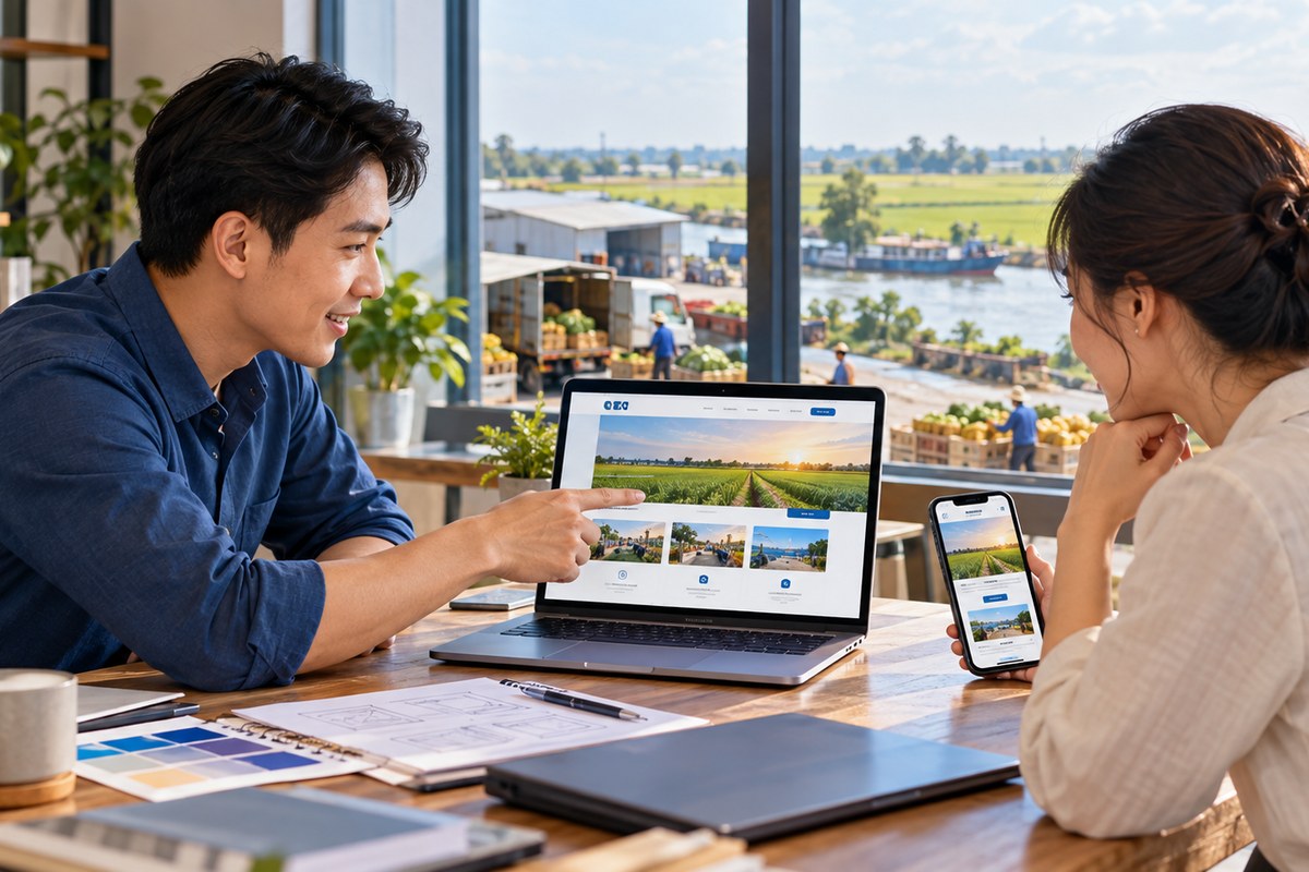 thiết kế website long an