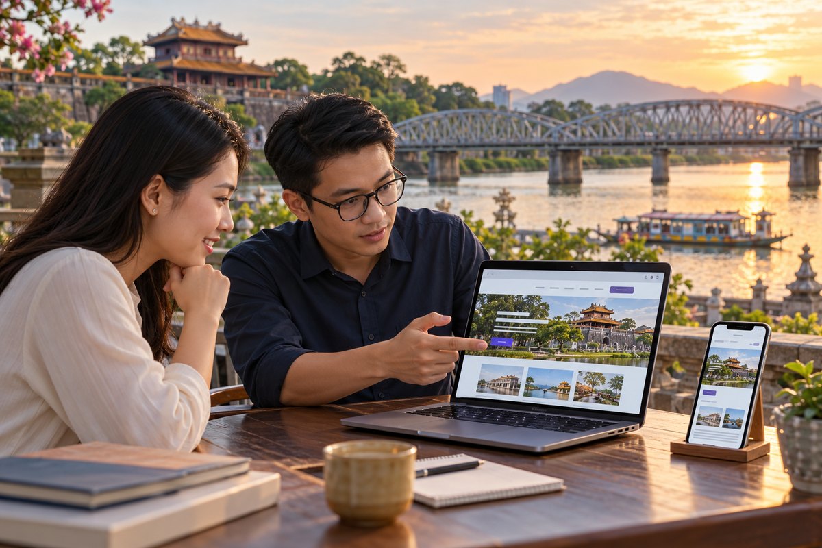 thiết kế website ở huế