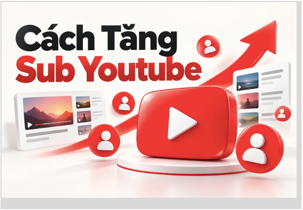 Cách tăng Sub Youtube hiệu quả