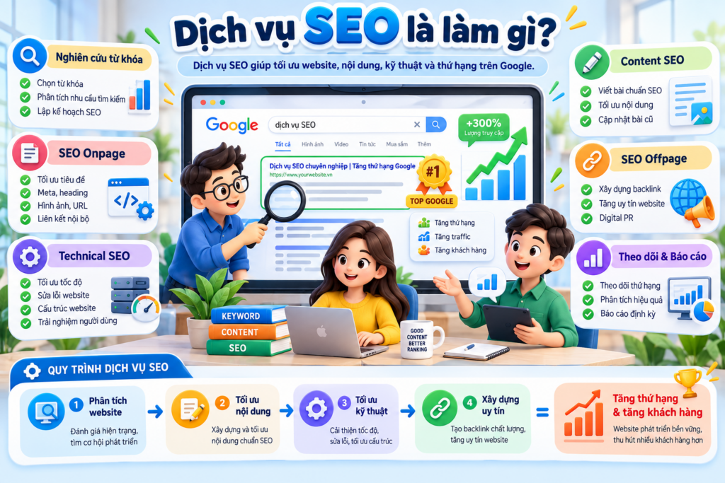 Dịch vụ seo là làm gì