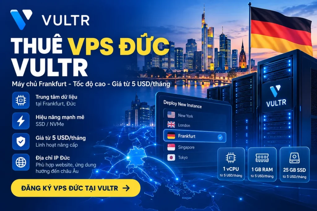 Thuê VPS Đức Giá Rẻ