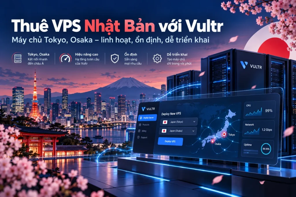 Thuê VPS Nhật Bản