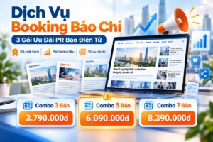 Dịch Vụ Booking Báo Chí Giá Tốt T11/2026 – Combo 3, 5, 7 Báo